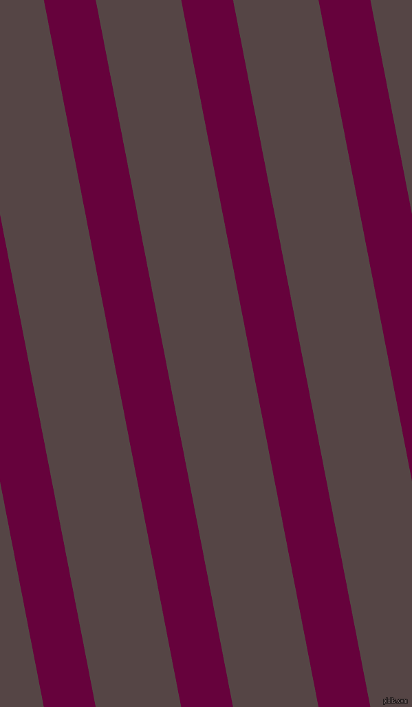 101 degree angle lines stripes, 74 pixel line width, 122 pixel line spacing, Tyrian Purple and Woody Brown angled lines and stripes seamless tileable