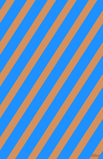 57 degree angle lines stripes, 23 pixel line width, 33 pixel line spacing, Whiskey Sour and Dodger Blue angled lines and stripes seamless tileable