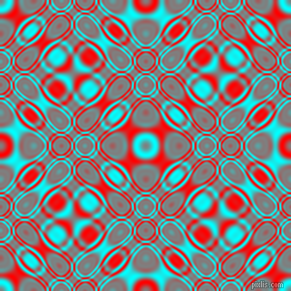 , Aqua and Red cellular plasma seamless tileable