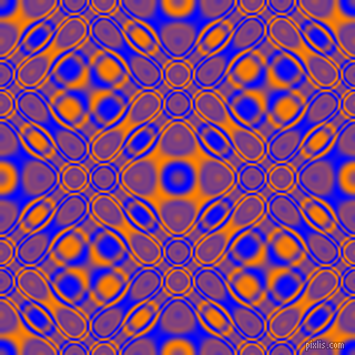 Blue and Dark Orange cellular plasma seamless tileable