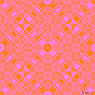 , Dark Orange and Fuchsia Pink cellular plasma seamless tileable