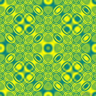 , Teal and Yellow cellular plasma seamless tileable