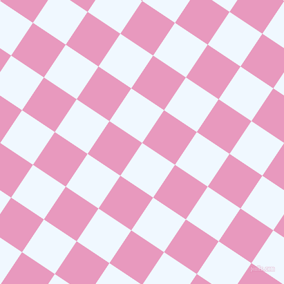 56/146 degree angle diagonal checkered chequered squares checker pattern checkers background, 57 pixel square size, , Alice Blue and Shocking checkers chequered checkered squares seamless tileable