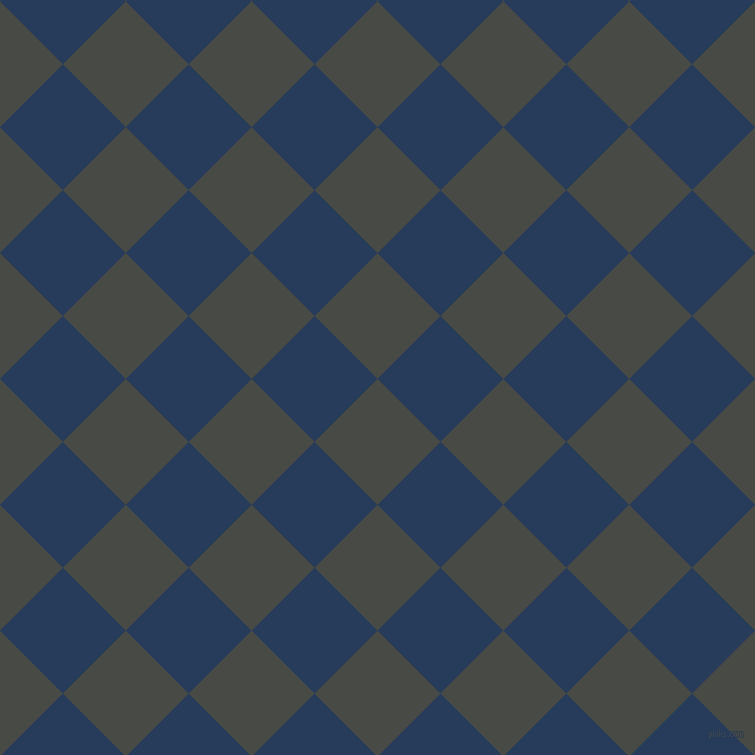 45/135 degree angle diagonal checkered chequered squares checker pattern checkers background, 89 pixel square size, , Armadillo and Catalina Blue checkers chequered checkered squares seamless tileable