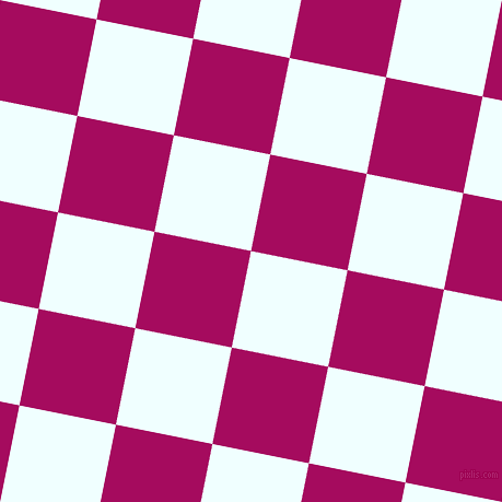 79/169 degree angle diagonal checkered chequered squares checker pattern checkers background, 90 pixel square size, , Azure and Jazzberry Jam checkers chequered checkered squares seamless tileable