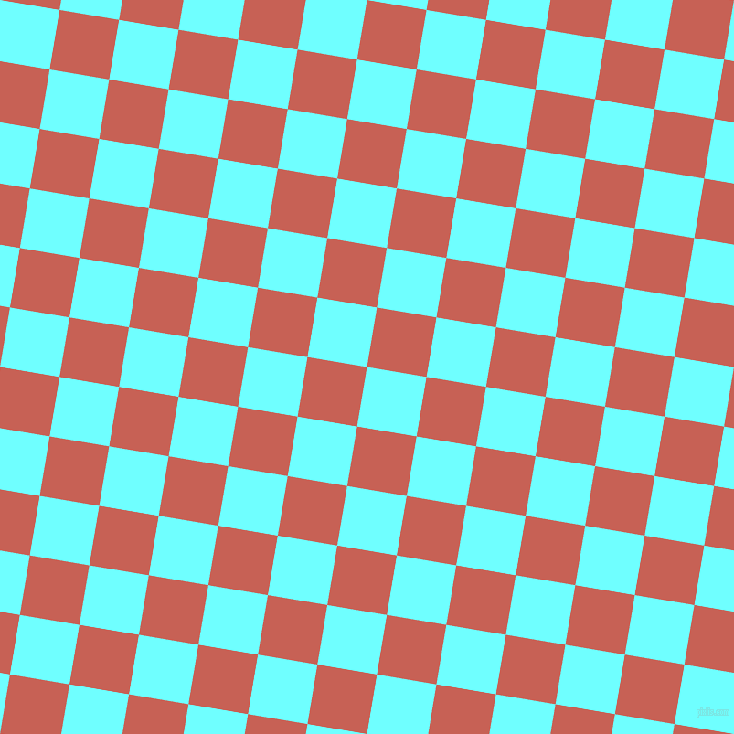 81/171 degree angle diagonal checkered chequered squares checker pattern checkers background, 66 pixel squares size, , Baby Blue and Sunglo checkers chequered checkered squares seamless tileable