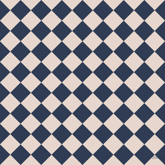 45/135 degree angle diagonal checkered chequered squares checker pattern checkers background, 51 pixel square size, , Biscay and Dawn Pink checkers chequered checkered squares seamless tileable