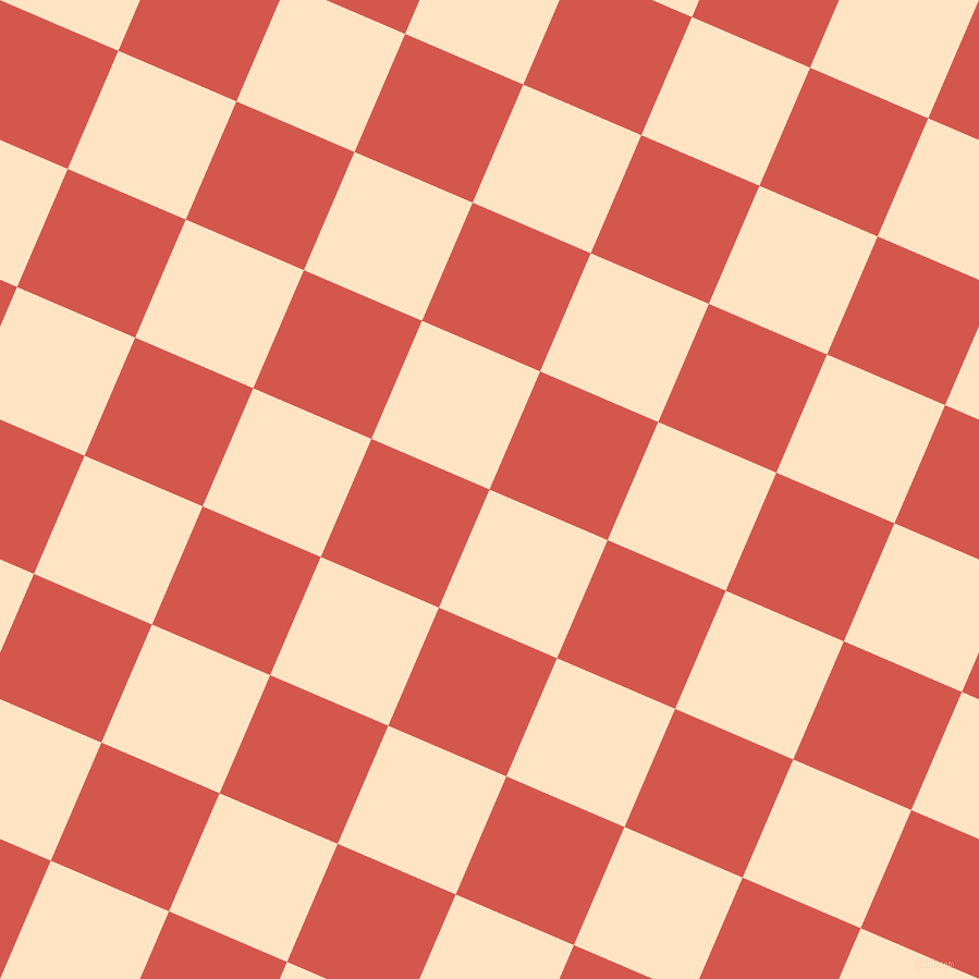 67/157 degree angle diagonal checkered chequered squares checker pattern checkers background, 118 pixel squares size, , Bisque and Valencia checkers chequered checkered squares seamless tileable
