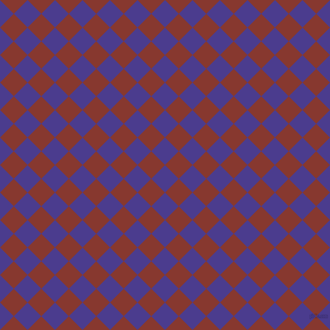 45/135 degree angle diagonal checkered chequered squares checker pattern checkers background, 38 pixel squares size, , Blue Gem and Crab Apple checkers chequered checkered squares seamless tileable