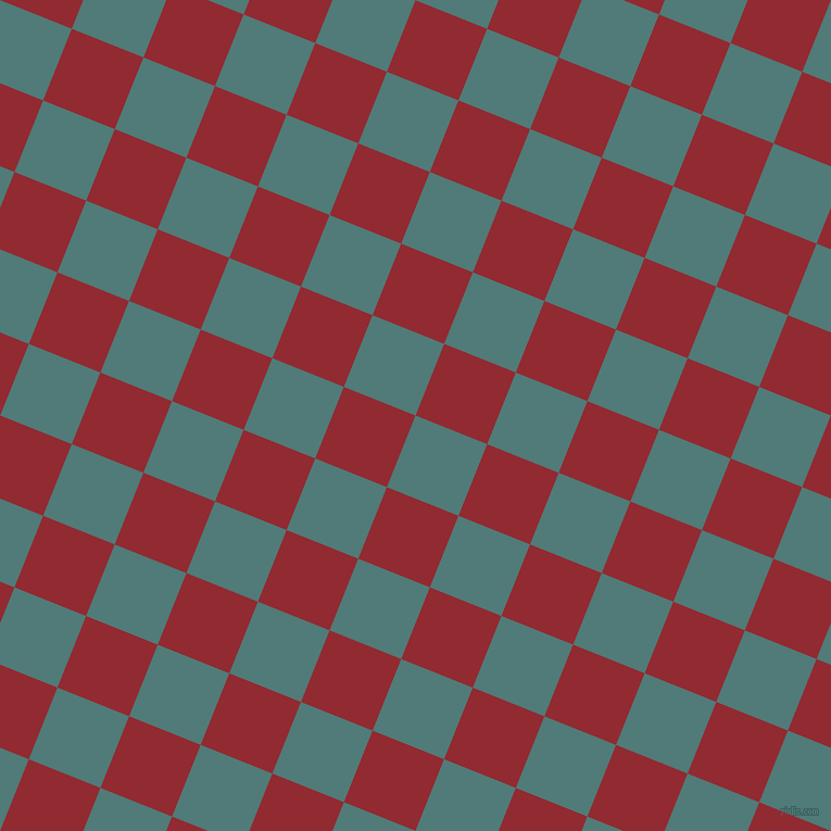 68/158 degree angle diagonal checkered chequered squares checker pattern checkers background, 71 pixel square size, , Breaker Bay and Bright Red checkers chequered checkered squares seamless tileable