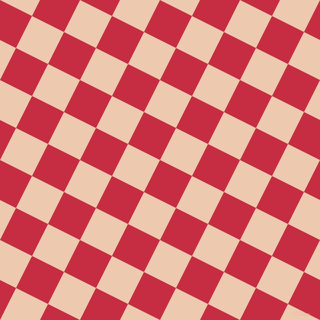 63/153 degree angle diagonal checkered chequered squares checker pattern checkers background, 73 pixel square size, , Brick Red and Desert Sand checkers chequered checkered squares seamless tileable