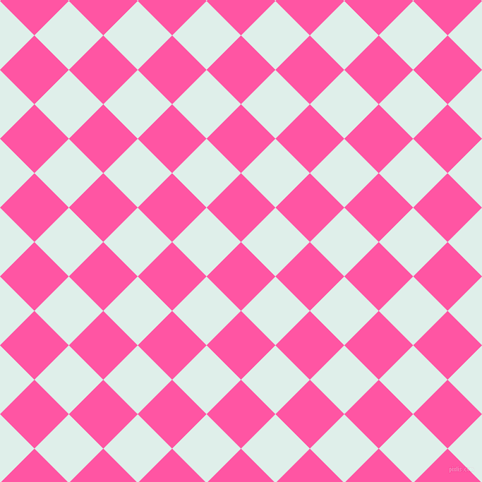 45/135 degree angle diagonal checkered chequered squares checker pattern checkers background, 69 pixel squares size, , Brilliant Rose and Clear Day checkers chequered checkered squares seamless tileable
