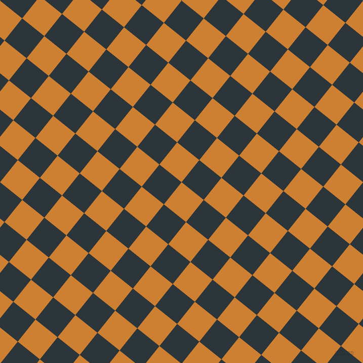 51/141 degree angle diagonal checkered chequered squares checker pattern checkers background, 56 pixel squares size, , Bronze and Gunmetal checkers chequered checkered squares seamless tileable
