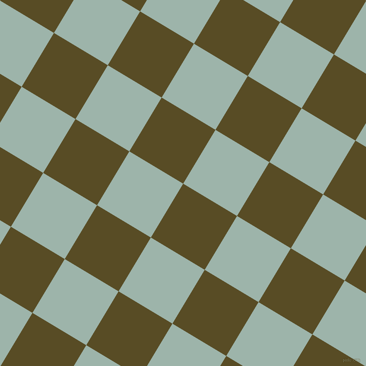 59/149 degree angle diagonal checkered chequered squares checker pattern checkers background, 129 pixel squares size, , Bronze Olive and Skeptic checkers chequered checkered squares seamless tileable