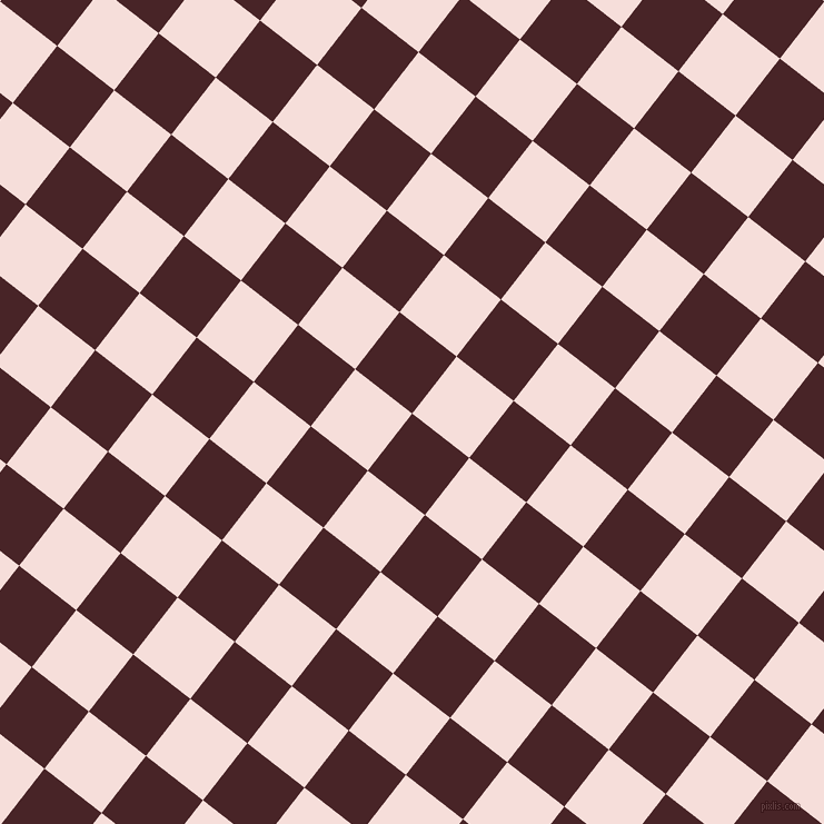 52/142 degree angle diagonal checkered chequered squares checker pattern checkers background, 65 pixel squares size, , Bulgarian Rose and Remy checkers chequered checkered squares seamless tileable