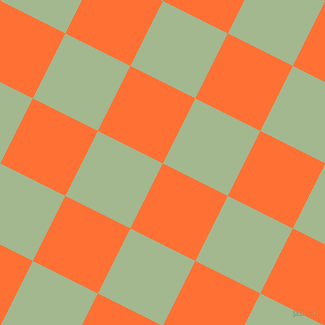 63/153 degree angle diagonal checkered chequered squares checker pattern checkers background, 102 pixel squares size, , Burnt Orange and Norway checkers chequered checkered squares seamless tileable