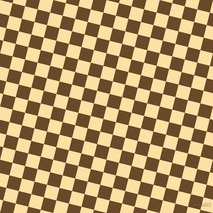 76/166 degree angle diagonal checkered chequered squares checker pattern checkers background, 26 pixel squares size, , Cape Honey and Cafe Royale checkers chequered checkered squares seamless tileable