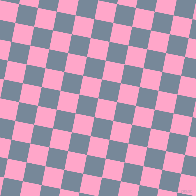 79/169 degree angle diagonal checkered chequered squares checker pattern checkers background, 66 pixel square size, , Carnation Pink and Light Slate Grey checkers chequered checkered squares seamless tileable