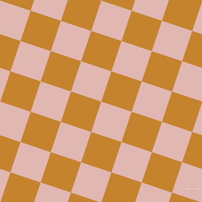 72/162 degree angle diagonal checkered chequered squares checker pattern checkers background, 65 pixel squares size, , Cavern Pink and Geebung checkers chequered checkered squares seamless tileable