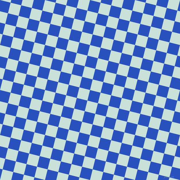 76/166 degree angle diagonal checkered chequered squares checker pattern checkers background, 38 pixel squares size, , Cerulean Blue and Iceberg checkers chequered checkered squares seamless tileable