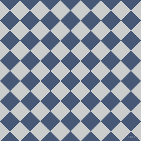 45/135 degree angle diagonal checkered chequered squares checker pattern checkers background, 48 pixel squares size, , Chambray and Iron checkers chequered checkered squares seamless tileable