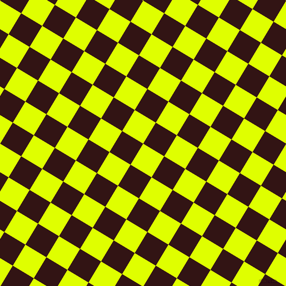 59/149 degree angle diagonal checkered chequered squares checker pattern checkers background, 50 pixel squares size, , Chartreuse Yellow and Seal Brown checkers chequered checkered squares seamless tileable