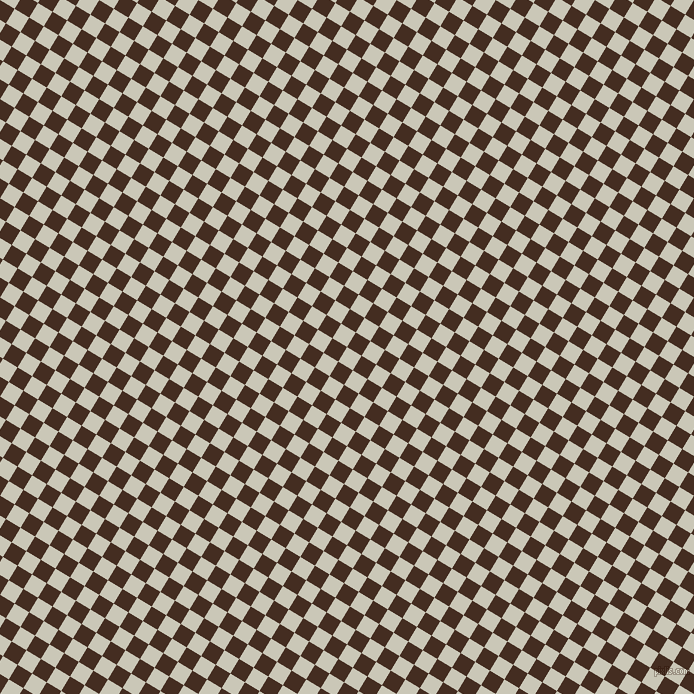 59/149 degree angle diagonal checkered chequered squares checker pattern checkers background, 17 pixel square size, , Chrome White and Morocco Brown checkers chequered checkered squares seamless tileable