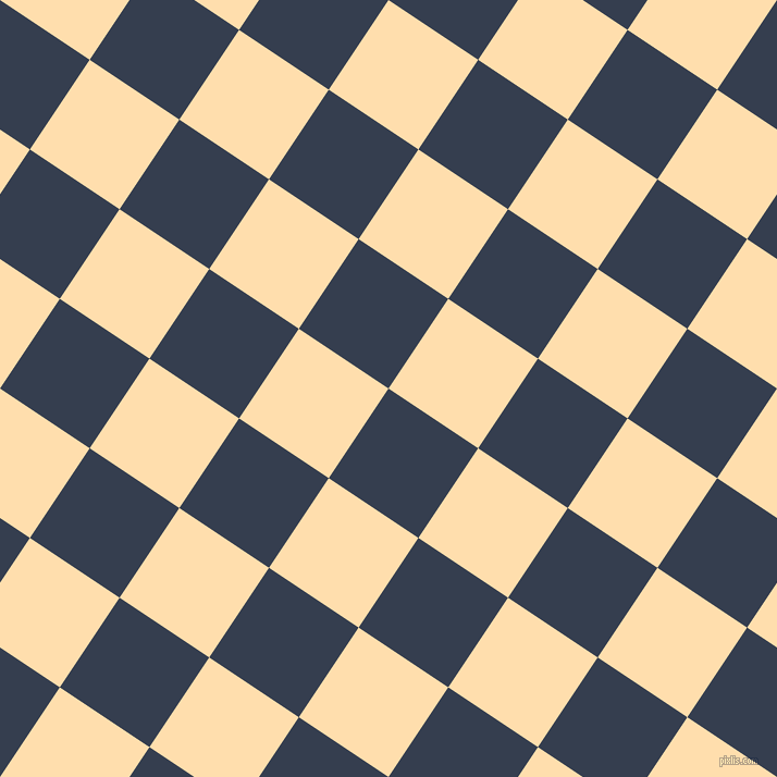 56/146 degree angle diagonal checkered chequered squares checker pattern checkers background, 99 pixel squares size, , Cloud Burst and Navajo White checkers chequered checkered squares seamless tileable