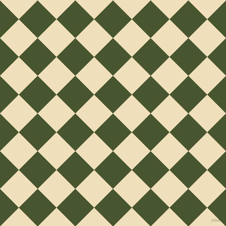 45/135 degree angle diagonal checkered chequered squares checker pattern checkers background, 85 pixel squares size, , Clover and Dutch White checkers chequered checkered squares seamless tileable