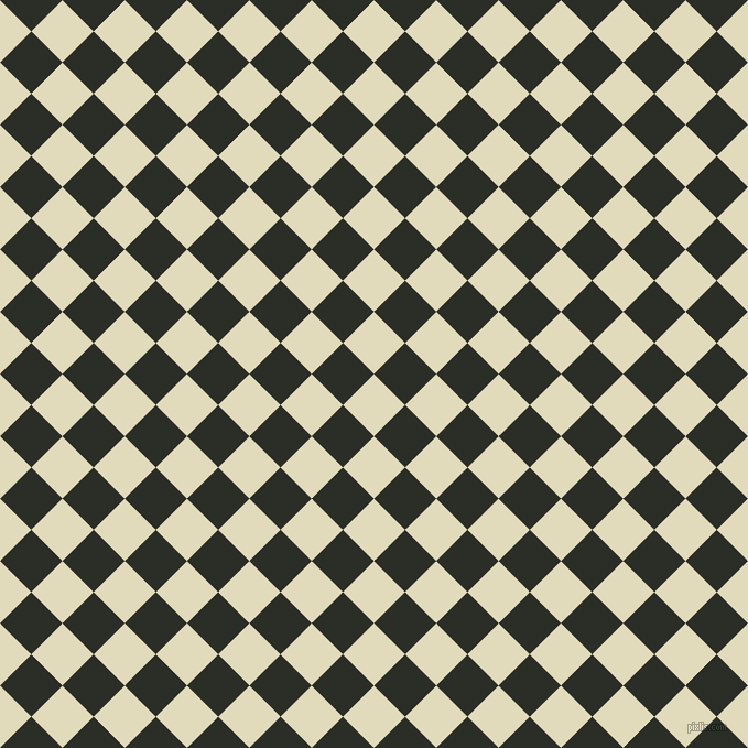 45/135 degree angle diagonal checkered chequered squares checker pattern checkers background, 40 pixel square size, , Coconut Cream and Marshland checkers chequered checkered squares seamless tileable