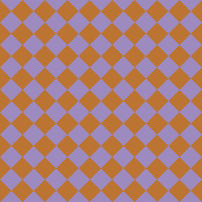 45/135 degree angle diagonal checkered chequered squares checker pattern checkers background, 52 pixel squares size, , Cold Purple and Meteor checkers chequered checkered squares seamless tileable
