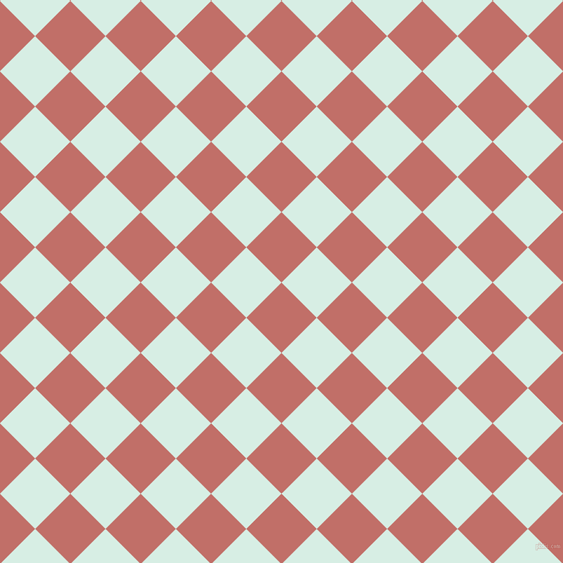 45/135 degree angle diagonal checkered chequered squares checker pattern checkers background, 71 pixel square size, , Contessa and White Ice checkers chequered checkered squares seamless tileable