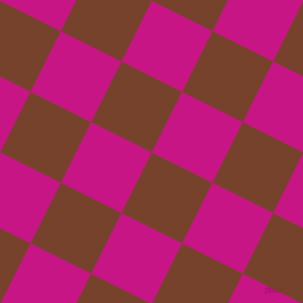 63/153 degree angle diagonal checkered chequered squares checker pattern checkers background, 98 pixel squares size, , Copper Canyon and Medium Violet Red checkers chequered checkered squares seamless tileable
