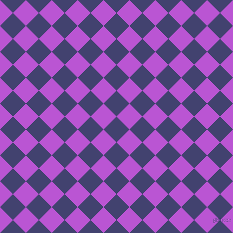 45/135 degree angle diagonal checkered chequered squares checker pattern checkers background, 37 pixel squares size, , Corn Flower Blue and Medium Orchid checkers chequered checkered squares seamless tileable