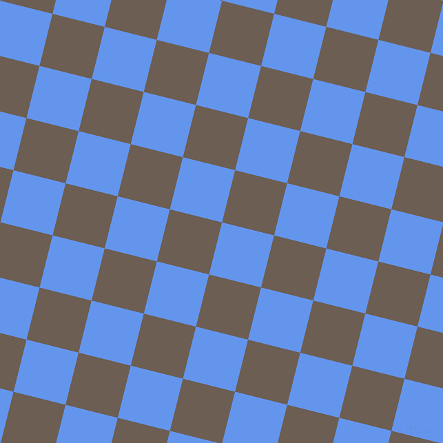 76/166 degree angle diagonal checkered chequered squares checker pattern checkers background, 78 pixel squares size, , Cornflower Blue and Kabul checkers chequered checkered squares seamless tileable