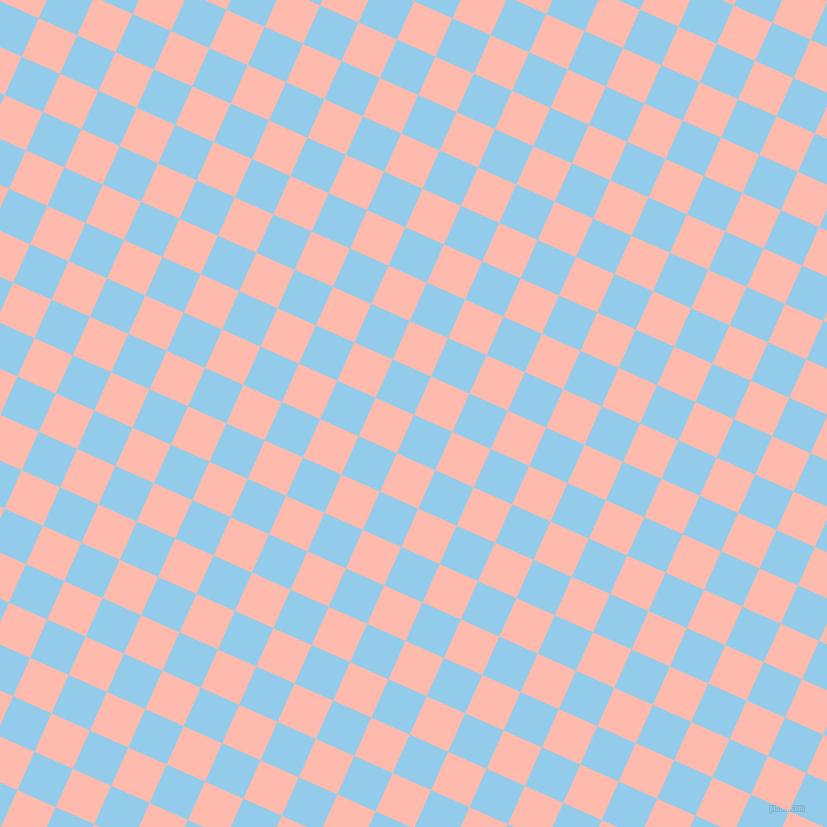 66/156 degree angle diagonal checkered chequered squares checker pattern checkers background, 42 pixel squares size, , Cornflower and Melon checkers chequered checkered squares seamless tileable