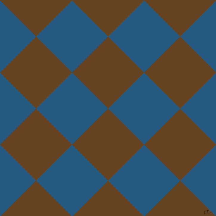 45/135 degree angle diagonal checkered chequered squares checker pattern checkers background, 171 pixel squares size, , Dark Brown and Bahama Blue checkers chequered checkered squares seamless tileable