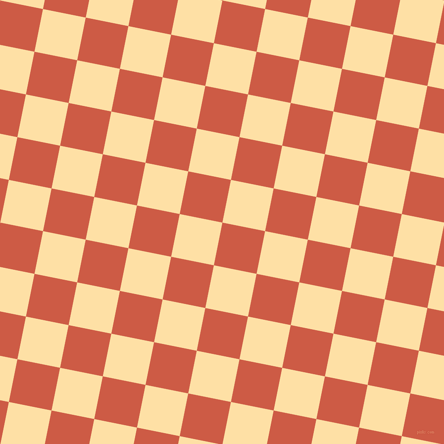 79/169 degree angle diagonal checkered chequered squares checker pattern checkers background, 88 pixel squares size, , Dark Coral and Cape Honey checkers chequered checkered squares seamless tileable
