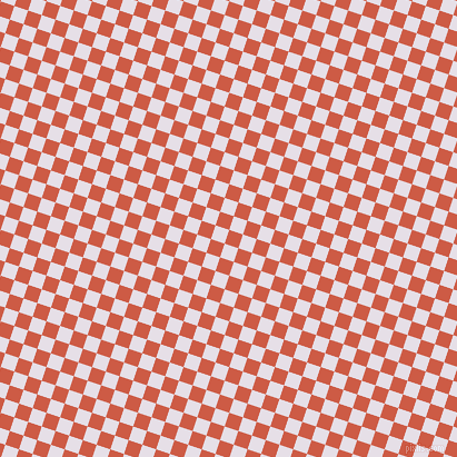 72/162 degree angle diagonal checkered chequered squares checker pattern checkers background, 13 pixel square size, , Dark Coral and Selago checkers chequered checkered squares seamless tileable