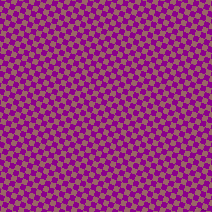 72/162 degree angle diagonal checkered chequered squares checker pattern checkers background, 19 pixel square size, , Dark Magenta and Copper Rose checkers chequered checkered squares seamless tileable