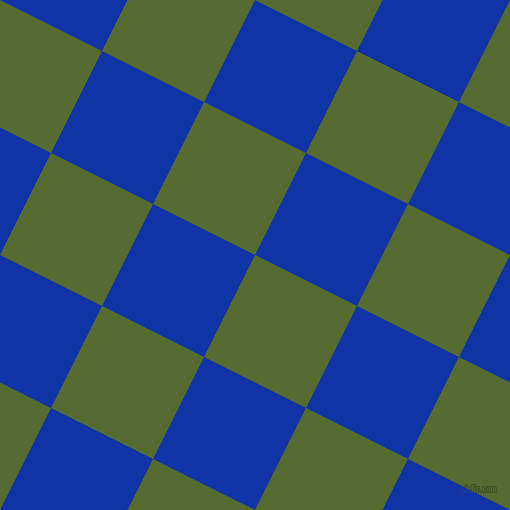 63/153 degree angle diagonal checkered chequered squares checker pattern checkers background, 114 pixel square size, , Dark Olive Green and Egyptian Blue checkers chequered checkered squares seamless tileable