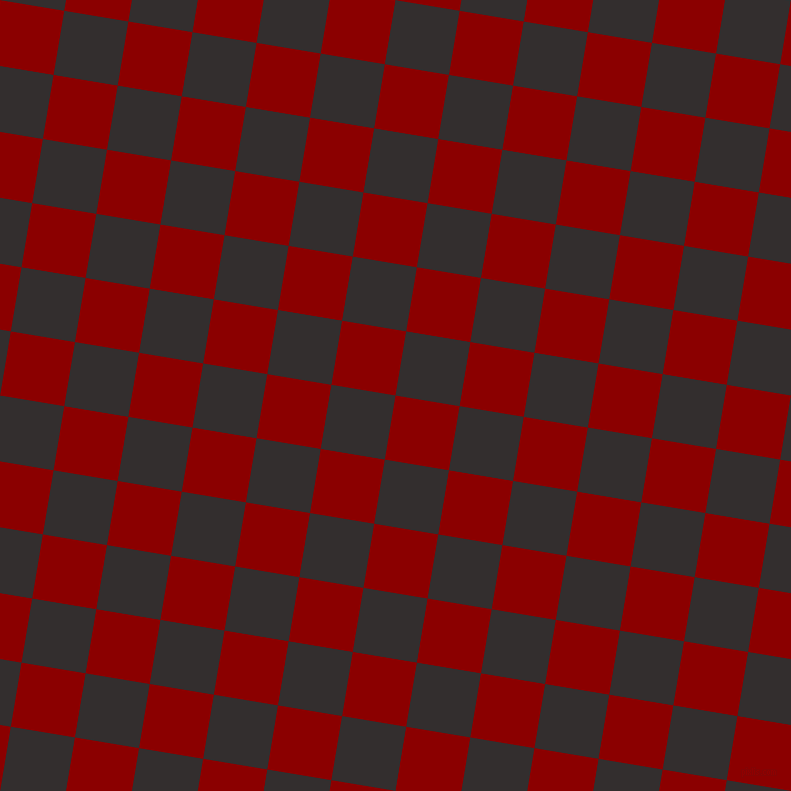 81/171 degree angle diagonal checkered chequered squares checker pattern checkers background, 65 pixel square size, , Dark Red and Night Rider checkers chequered checkered squares seamless tileable