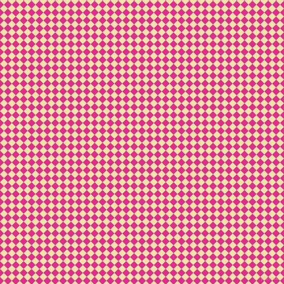 45/135 degree angle diagonal checkered chequered squares checker pattern checkers background, 11 pixel squares size, , Deep Cerise and Peach-Yellow checkers chequered checkered squares seamless tileable