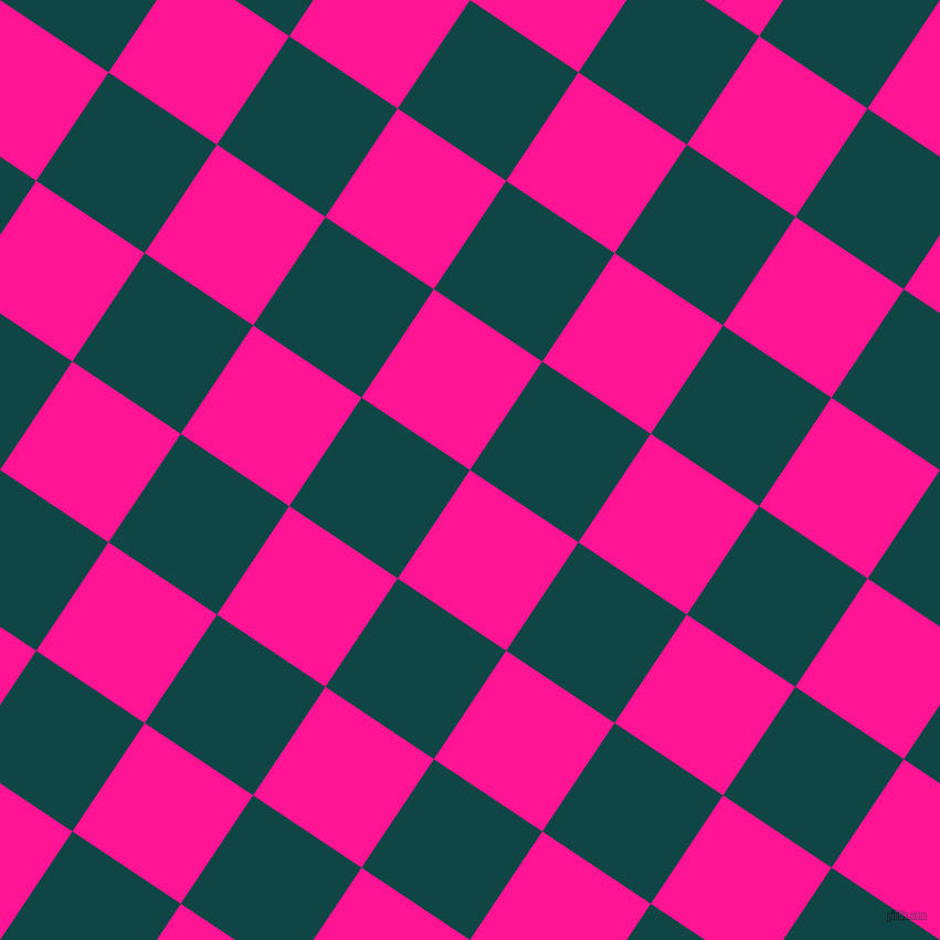 56/146 degree angle diagonal checkered chequered squares checker pattern checkers background, 118 pixel square size, , Deep Pink and Cyprus checkers chequered checkered squares seamless tileable