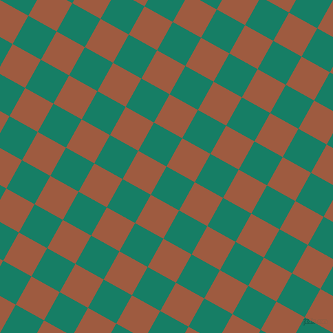 61/151 degree angle diagonal checkered chequered squares checker pattern checkers background, 47 pixel squares size, , Deep Sea and Sepia checkers chequered checkered squares seamless tileable