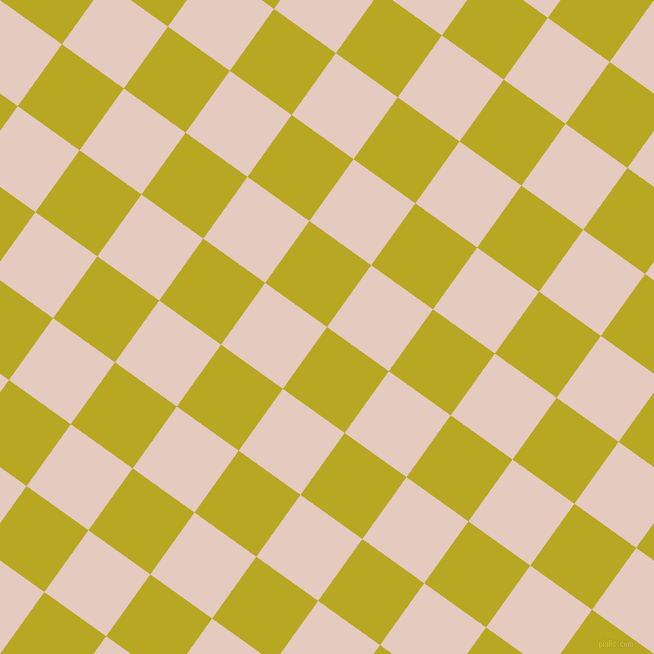 54/144 degree angle diagonal checkered chequered squares checker pattern checkers background, 76 pixel square size, , Earls Green and Dust Storm checkers chequered checkered squares seamless tileable