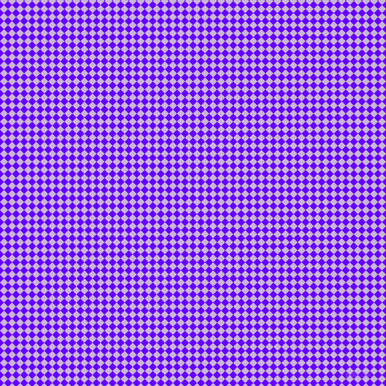 45/135 degree angle diagonal checkered chequered squares checker pattern checkers background, 8 pixel square size, , Electric Indigo and Prelude checkers chequered checkered squares seamless tileable