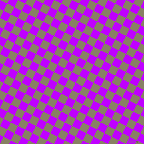 63/153 degree angle diagonal checkered chequered squares checker pattern checkers background, 27 pixel square size, , Electric Purple and Olive Haze checkers chequered checkered squares seamless tileable