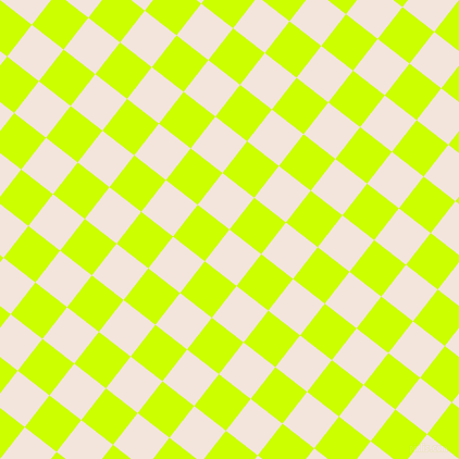 52/142 degree angle diagonal checkered chequered squares checker pattern checkers background, 37 pixel squares size, , Fair Pink and Electric Lime checkers chequered checkered squares seamless tileable