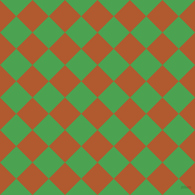 45/135 degree angle diagonal checkered chequered squares checker pattern checkers background, 80 pixel squares size, , Fiery Orange and Fruit Salad checkers chequered checkered squares seamless tileable